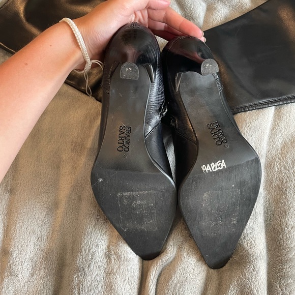 Franco Sarto Leather Heel Boot - Picture 3 of 4